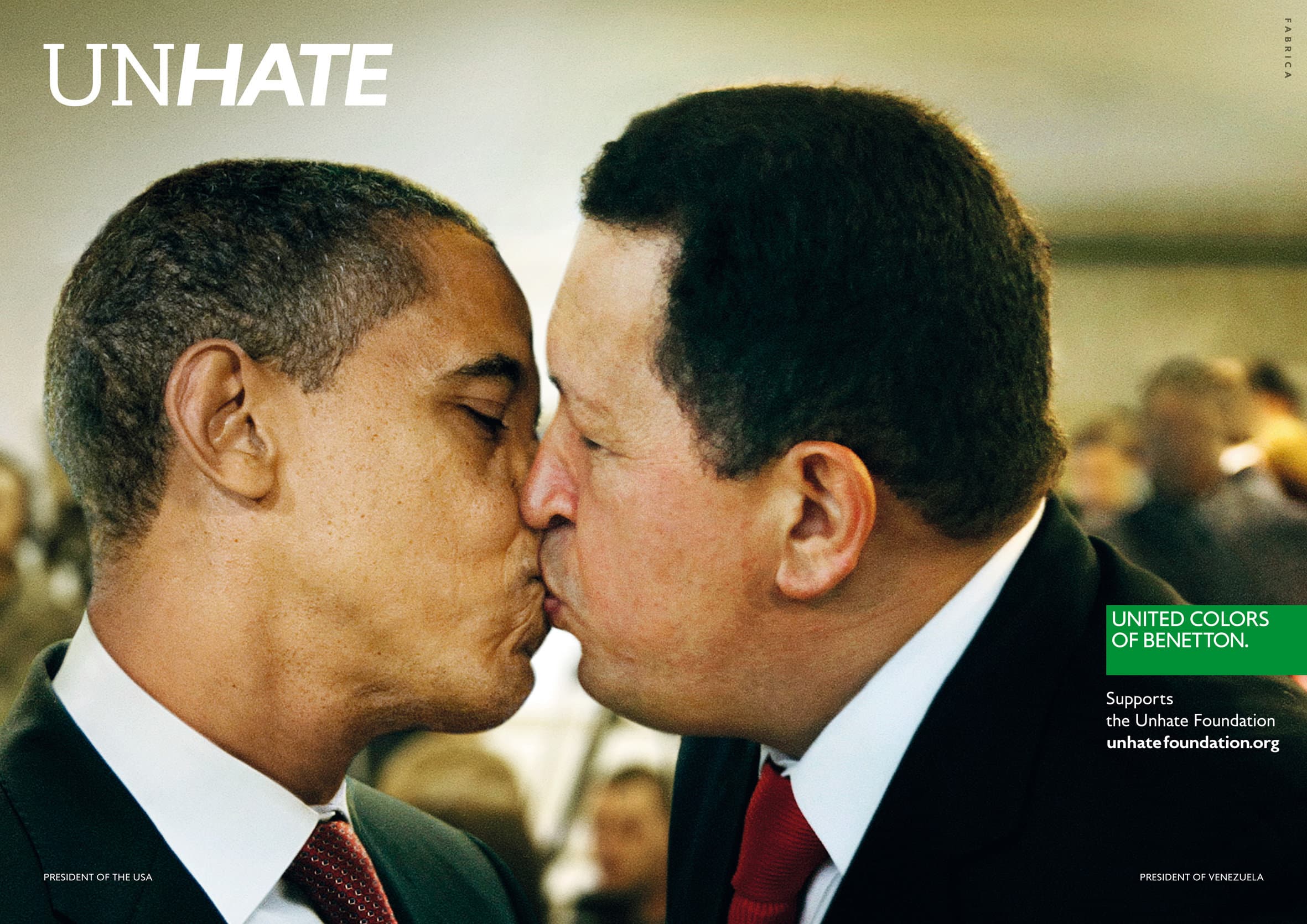 Benetton UNHATE Campaign