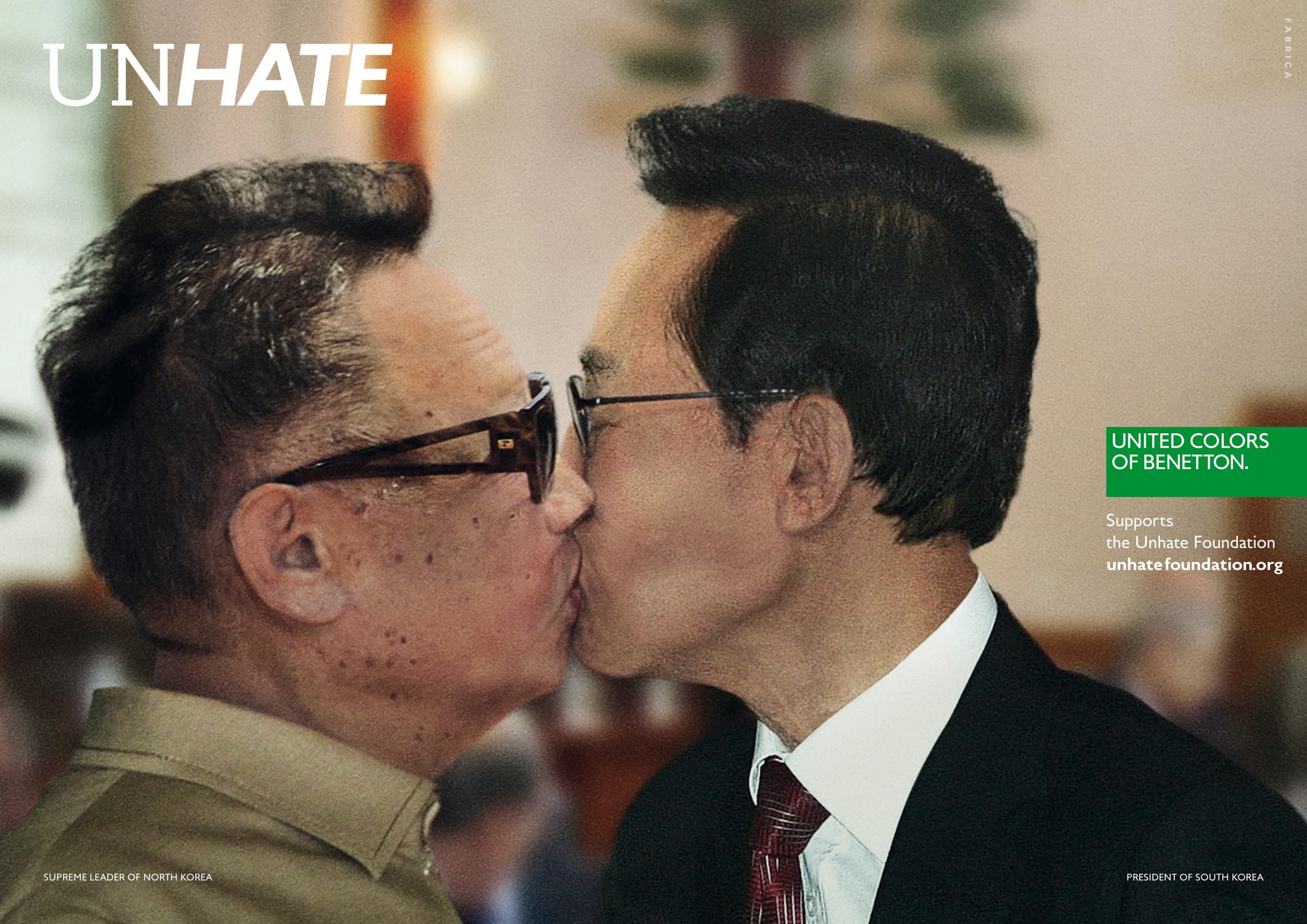 Benetton UNHATE Campaign