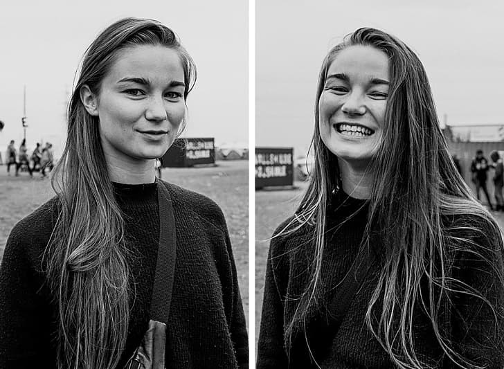From confidence to shyness with a single kiss