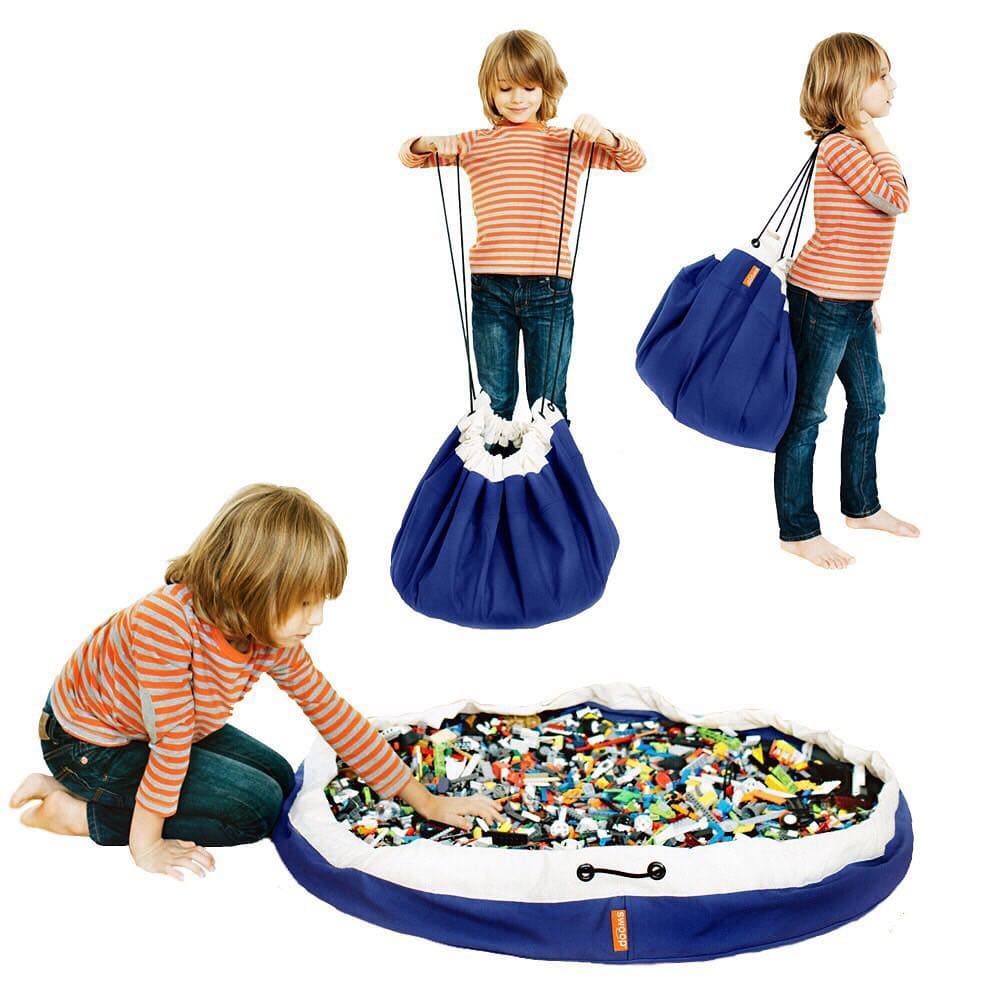 A toy storage bag — no more mess on the floor!