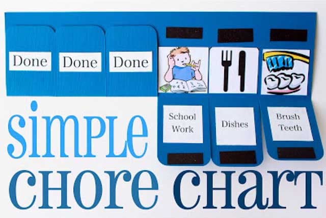 A funny chore chart