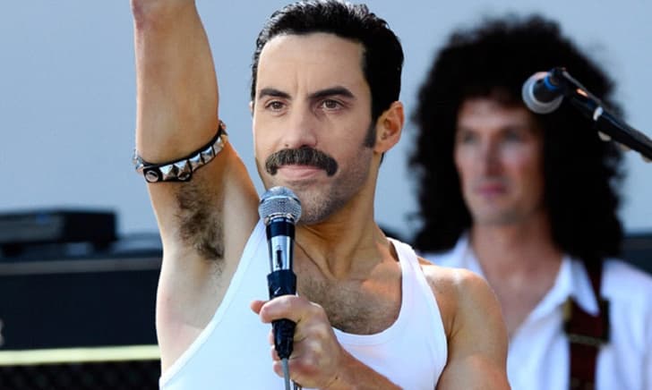 Sacha Baron Cohen as Freddie Mercury (Bohemian Rhapsody)