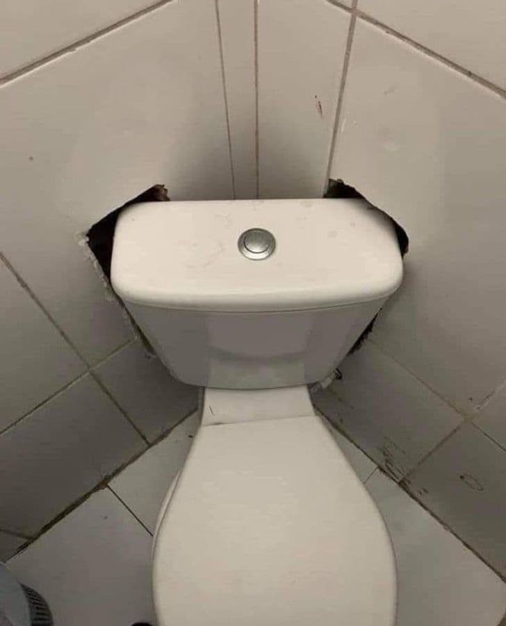 “I mean, you could’ve rotated the toilet but whatever.”