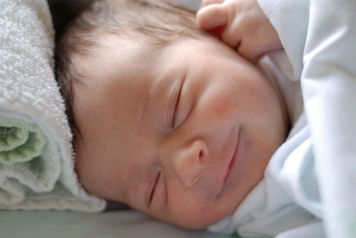 The first smiles are reflexive and involuntary acts