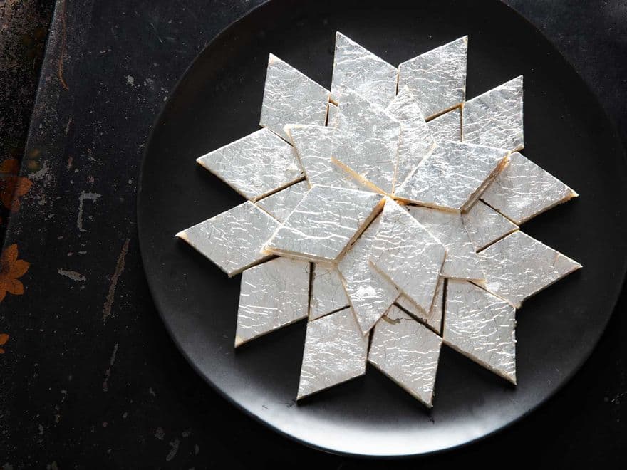 Kaju Barfi – A Typical Indian Silver-Foiled Confectionary