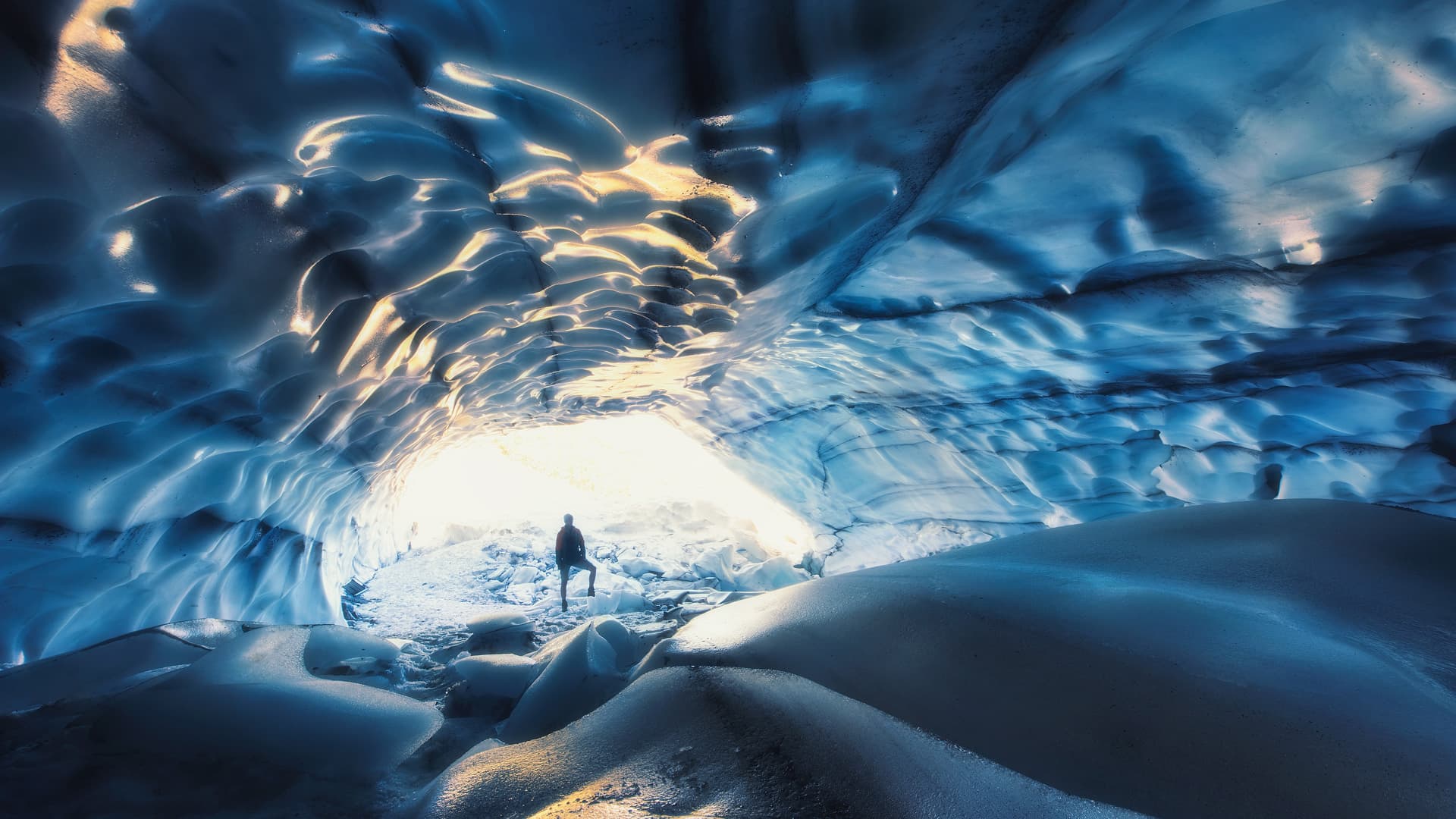 7. Kamchatka Ice Caves, Russia