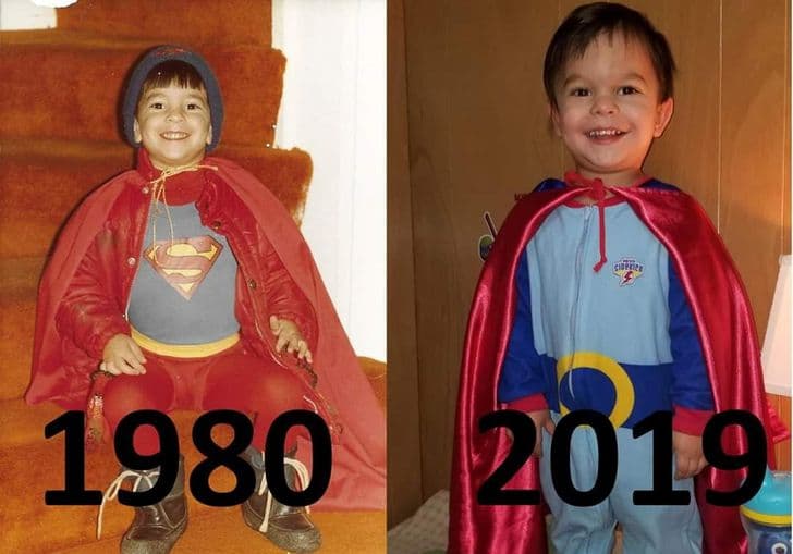 “My son and me, age 3”