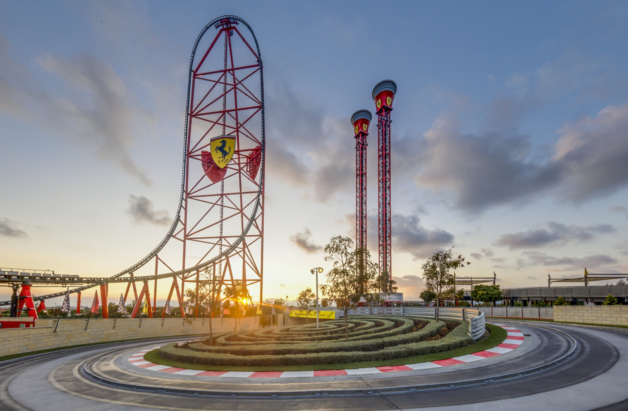 4. Red Force of Ferrari Land - Fastest and Tallest of Europe