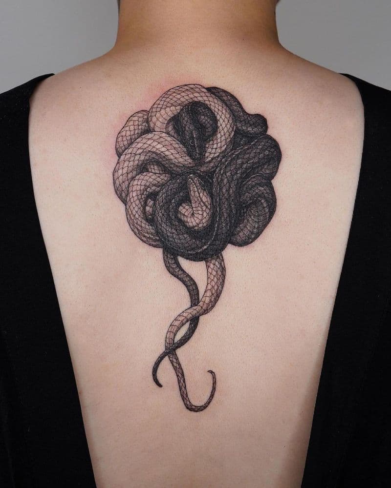 7. Snake Tattoo for Women