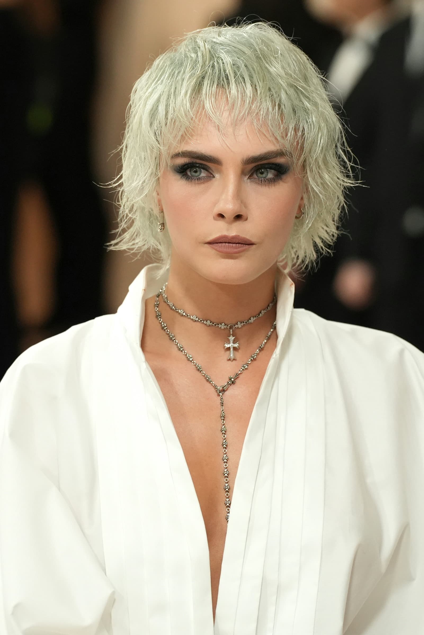 Cara Delevingne | Pale Texture, Dark Eyes