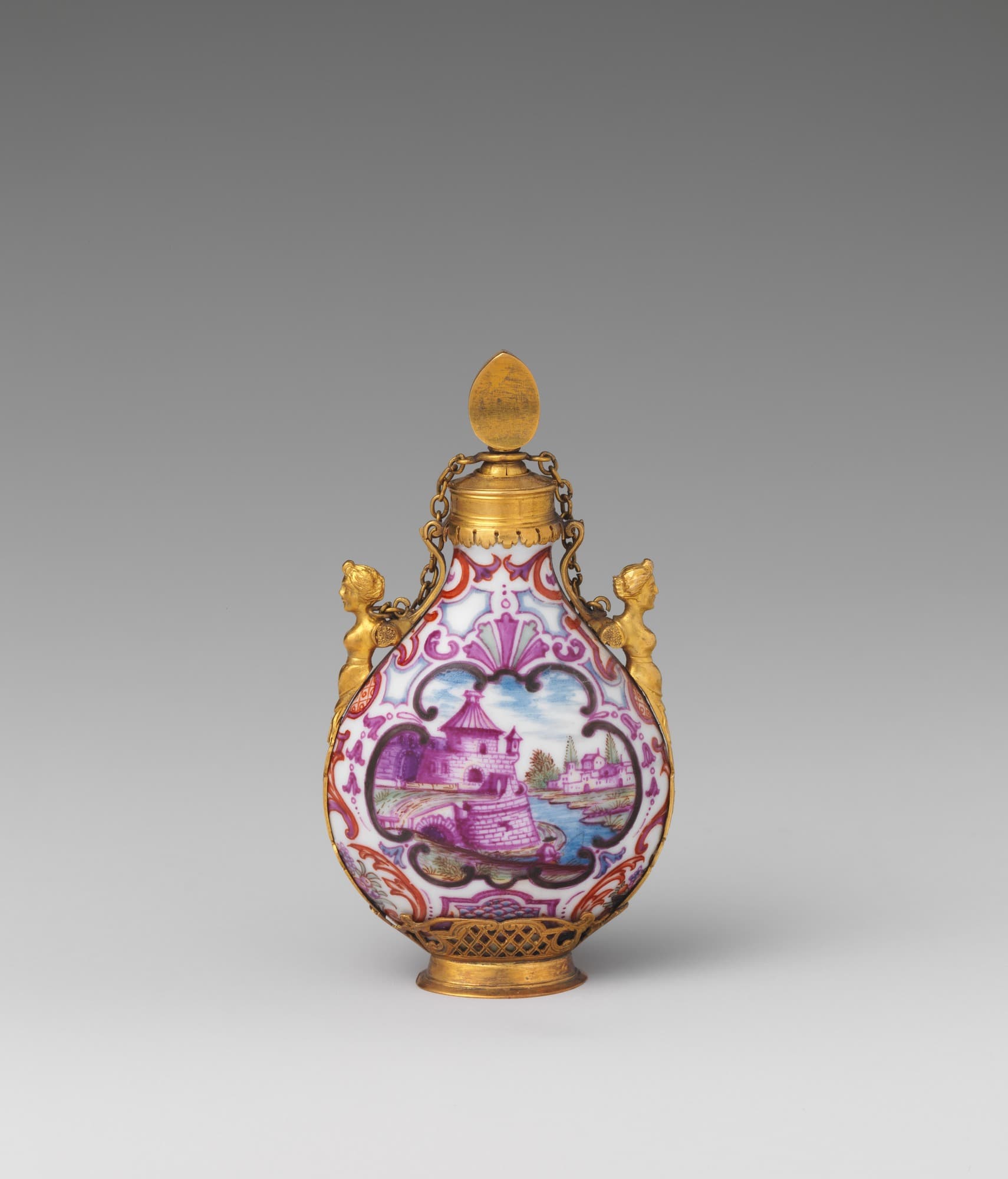A Porcelain Scent Bottle