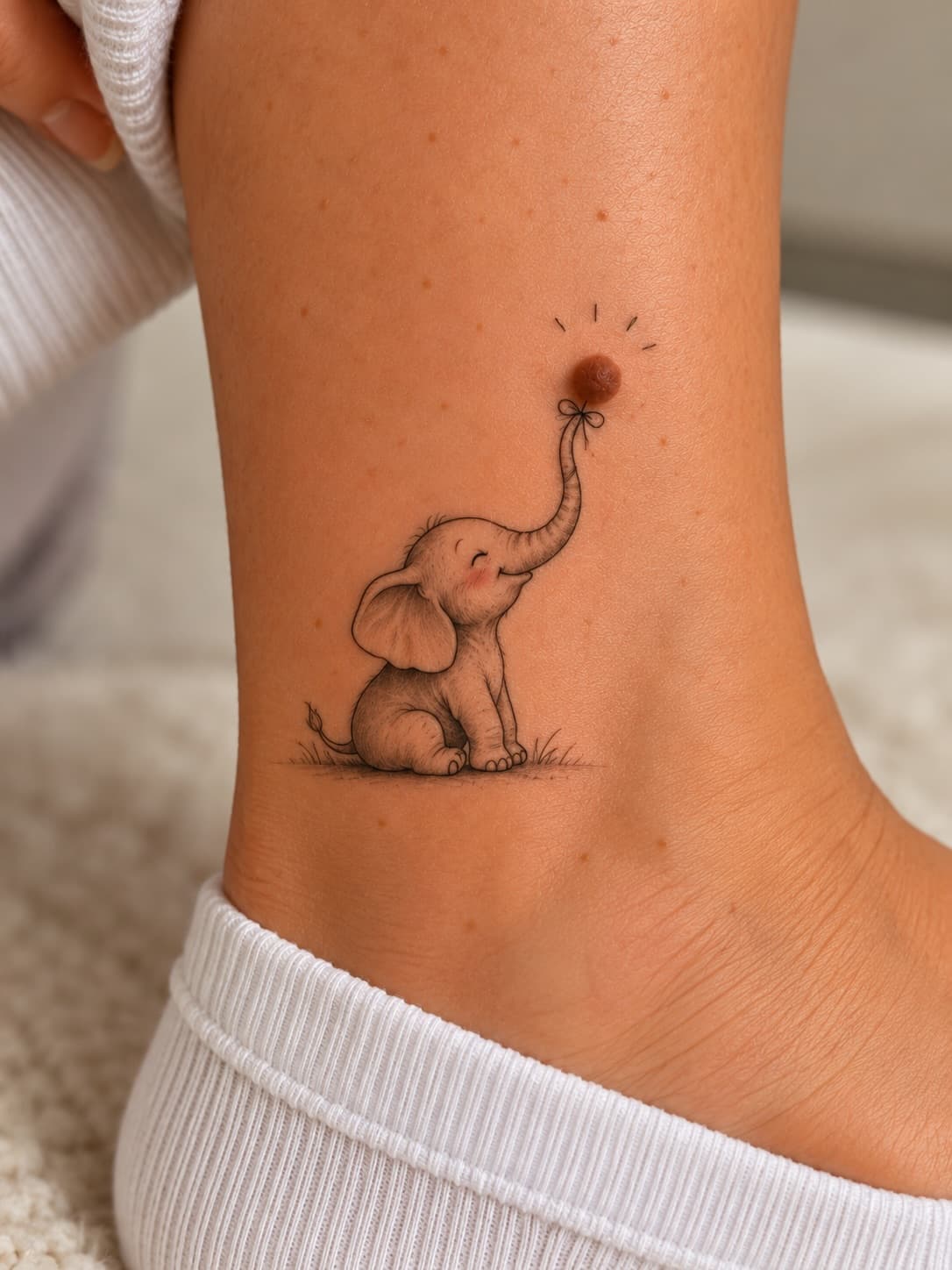 An Elephant Reaches for the Sun
