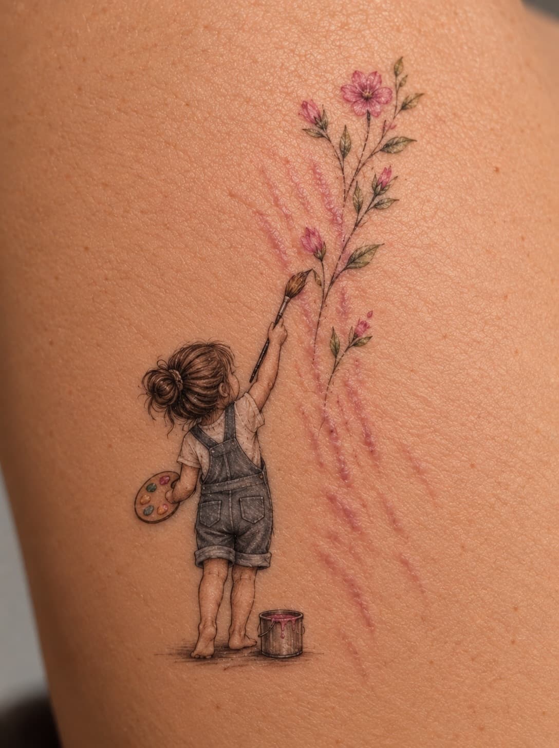 Painting Flowers Into the Picture