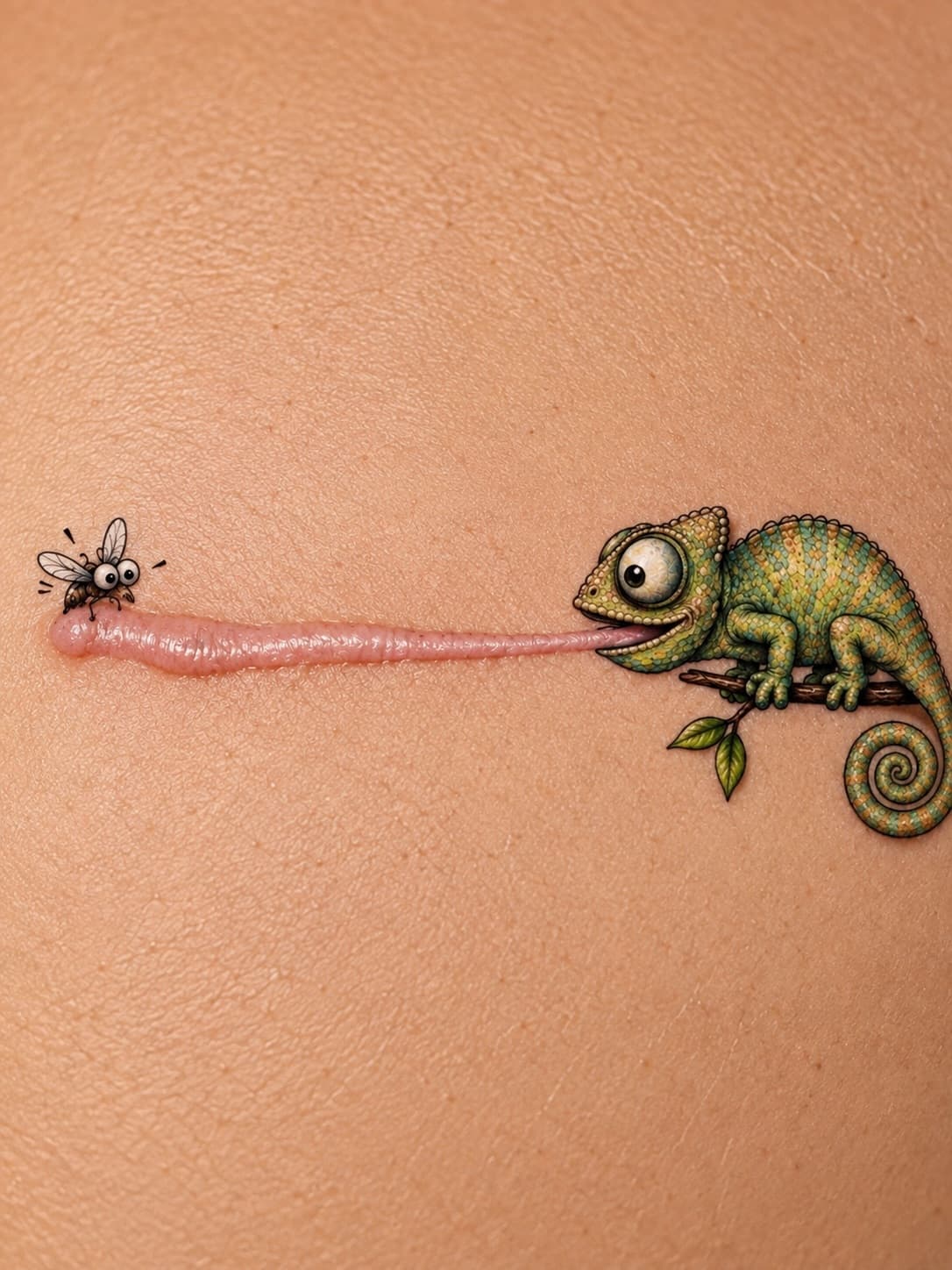 A Chameleon's Long Reach