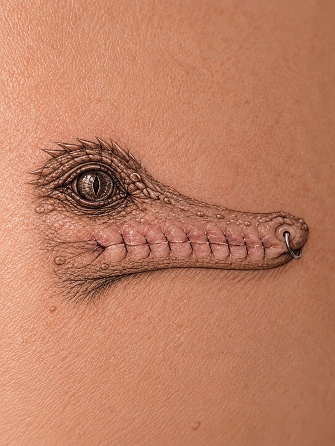 A Crocodile With a Long Smile