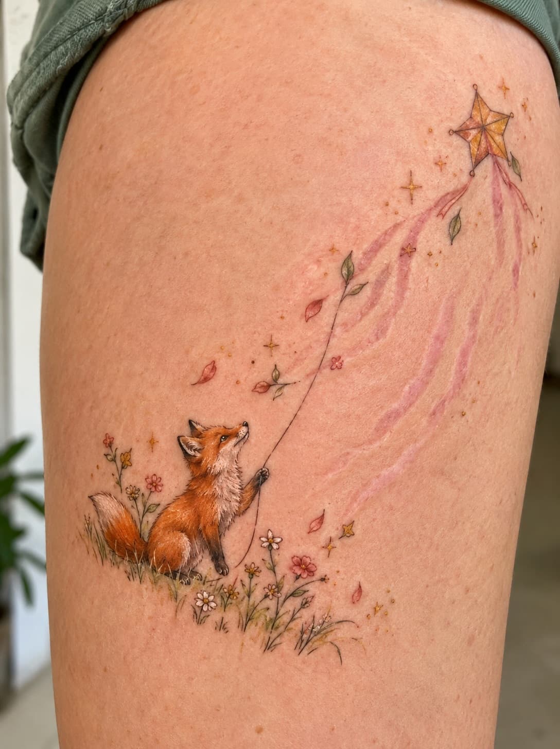 A Fox and a Star in Flight