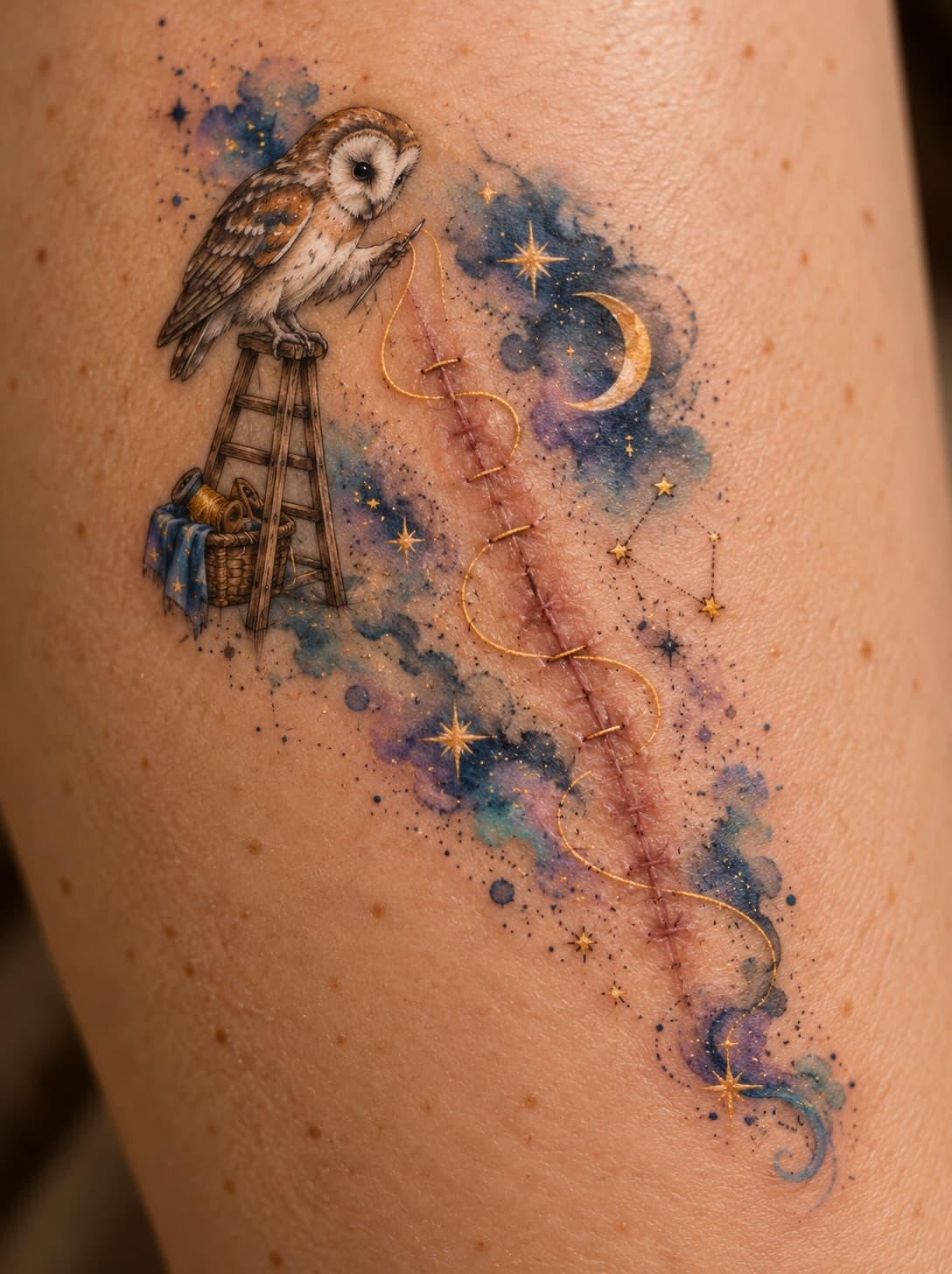 An Owl With a Lantern