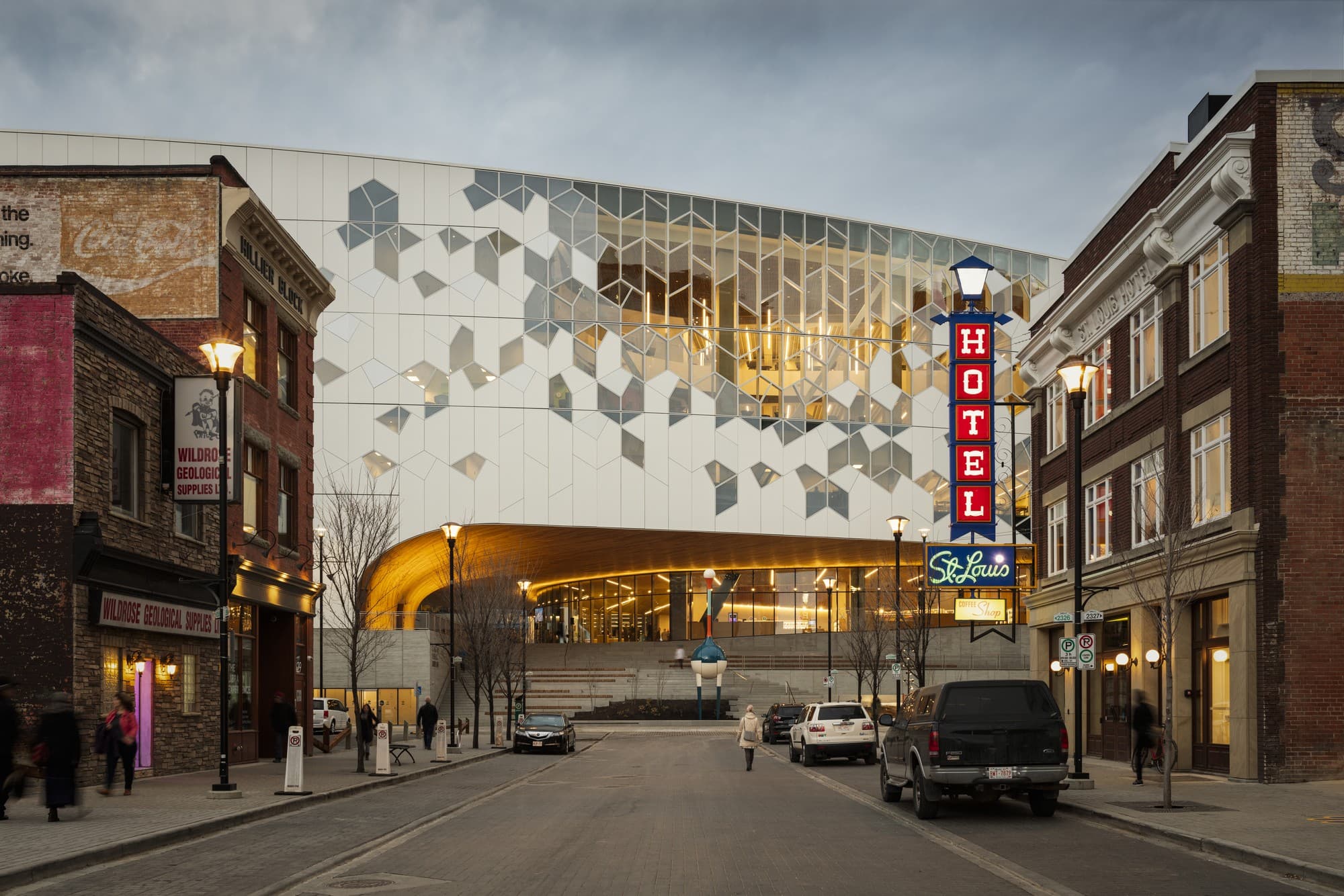 A Public Building With More Than One Front