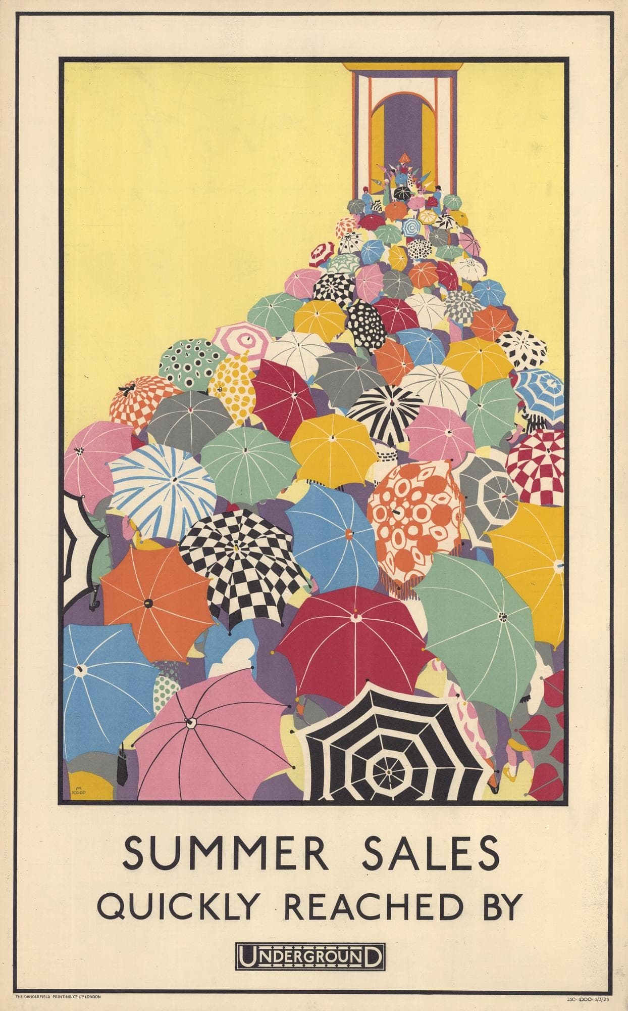Summer Sales Quickly Reached | Mary Koop, 1925