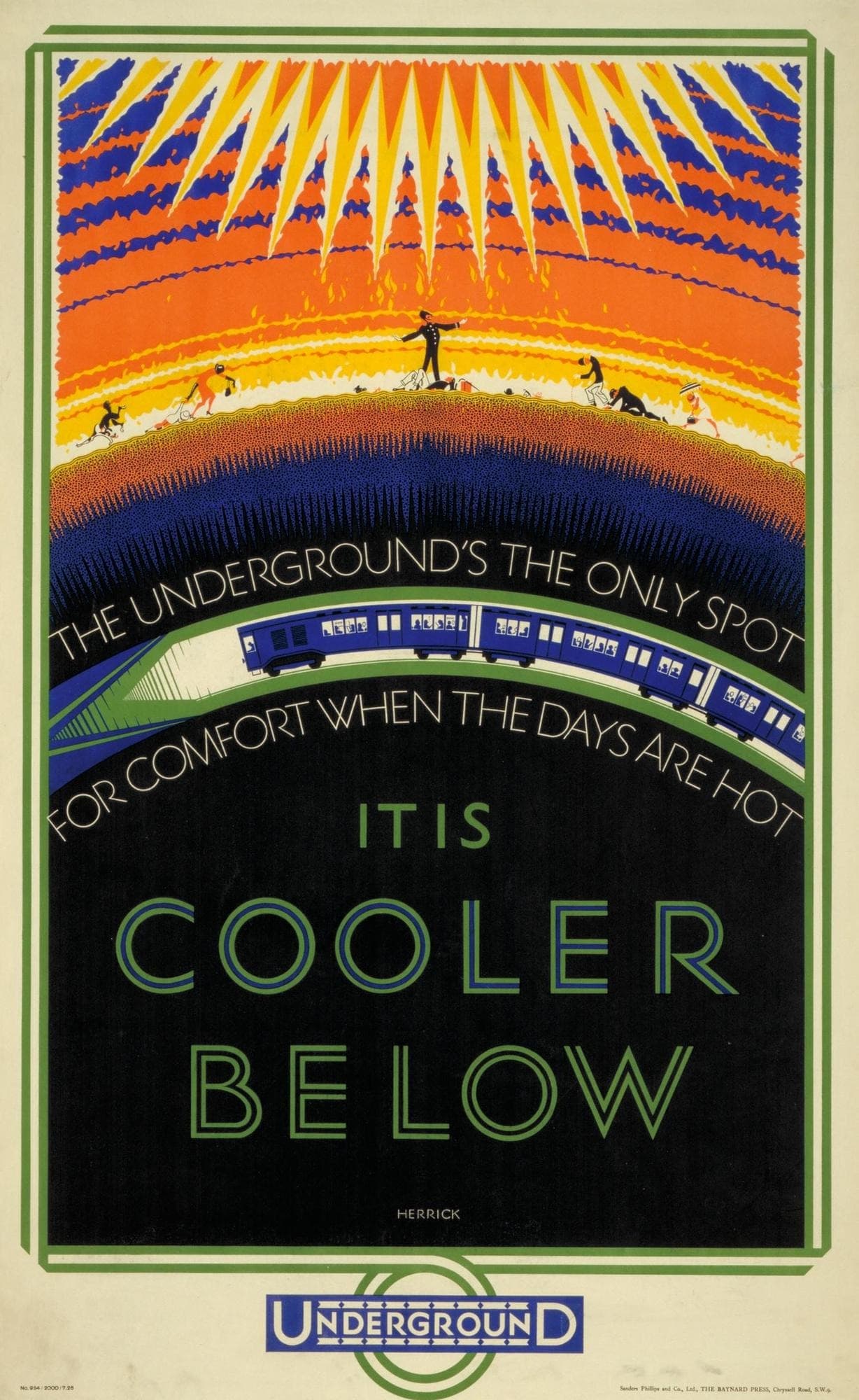 It Is Cooler Below | Frederick Charles Herrick, 1926