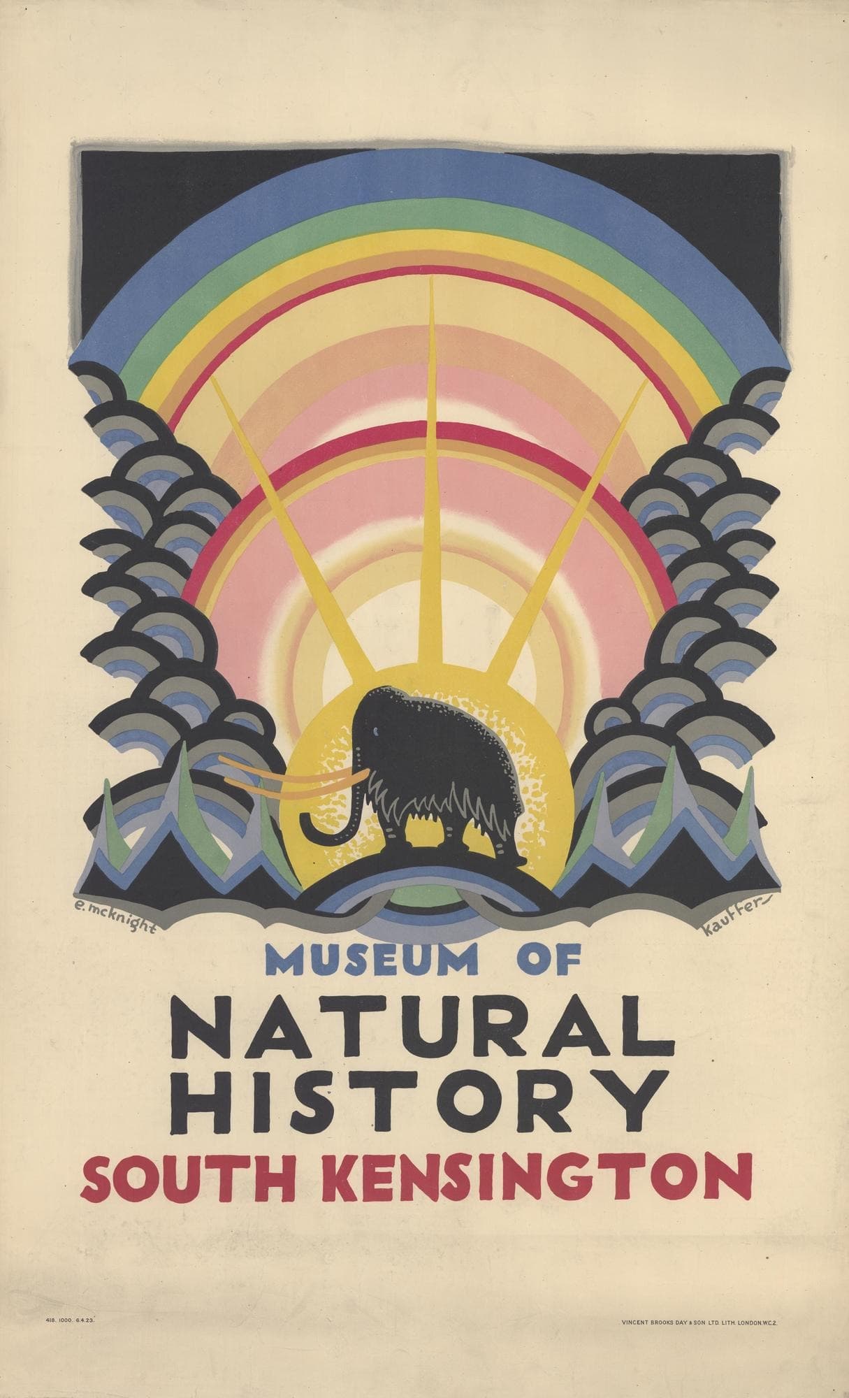 Museum of Natural History | E. McKnight Kauffer, 1923