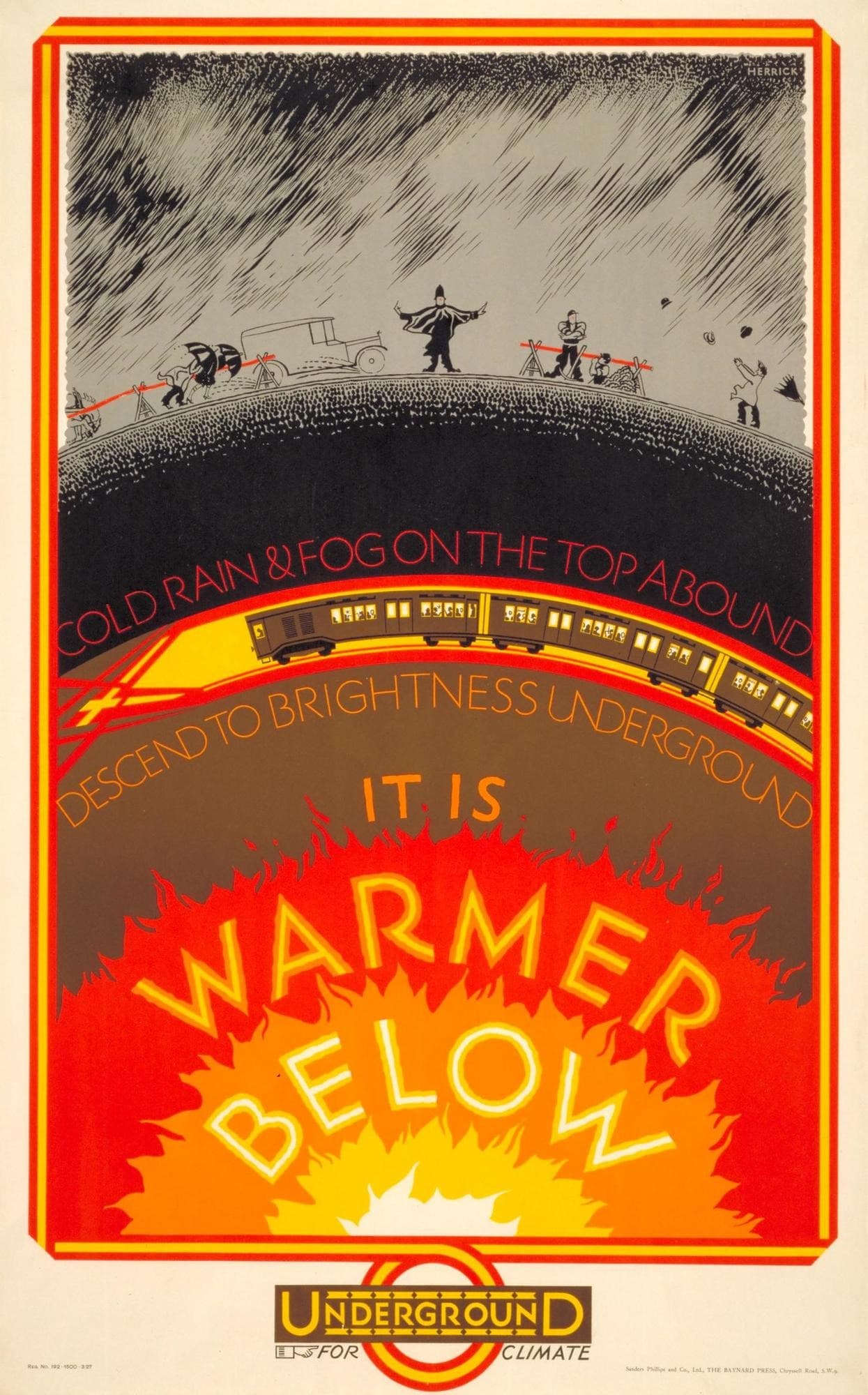 It Is Warmer Below | Frederick Charles Herrick, 1927
