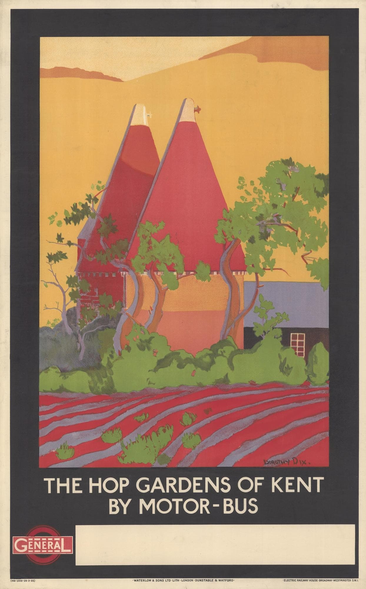 The Hop Gardens of Kent | Dorothy Dix, 1922