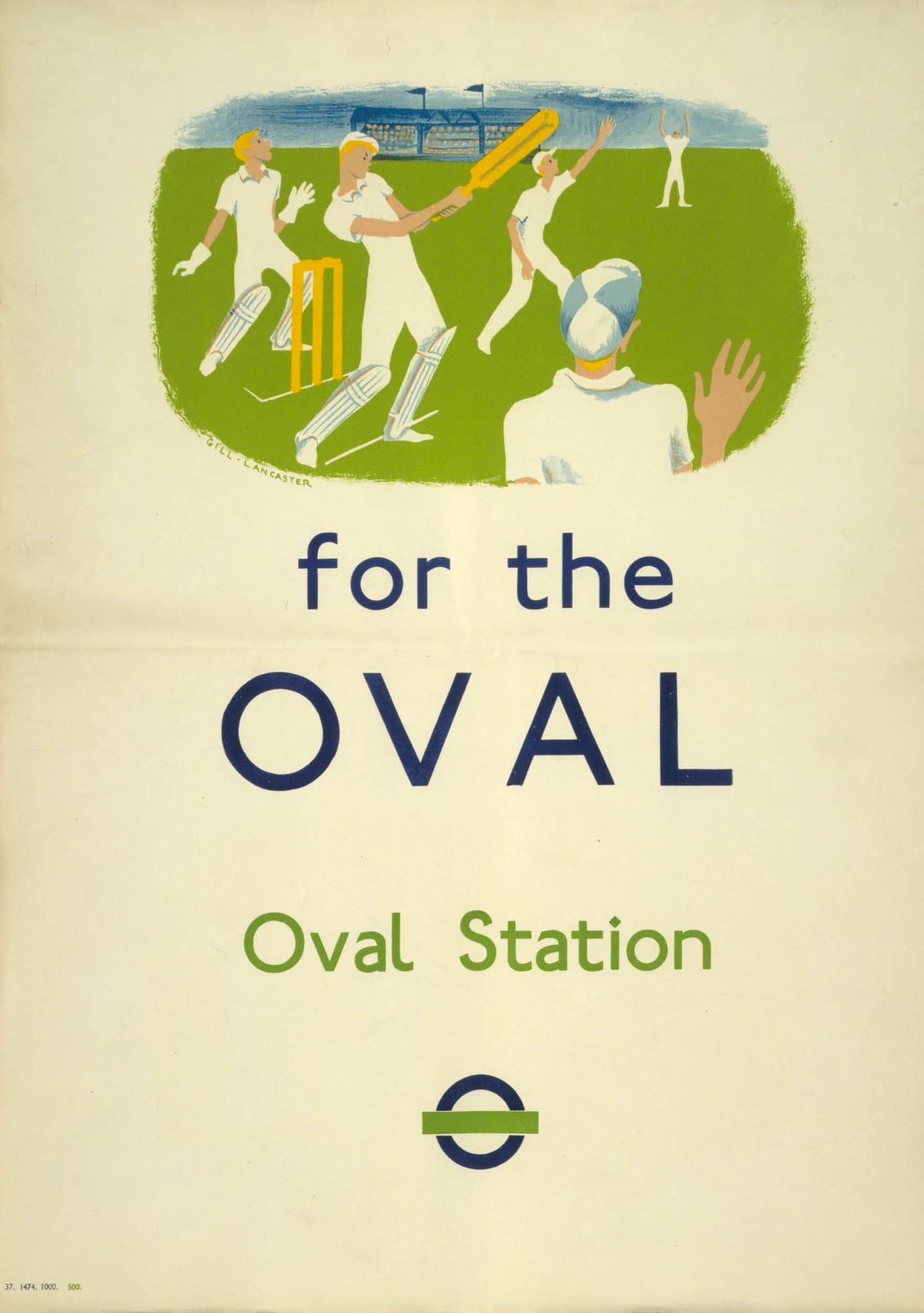 For the Oval | Gill Lancaster, 1937
