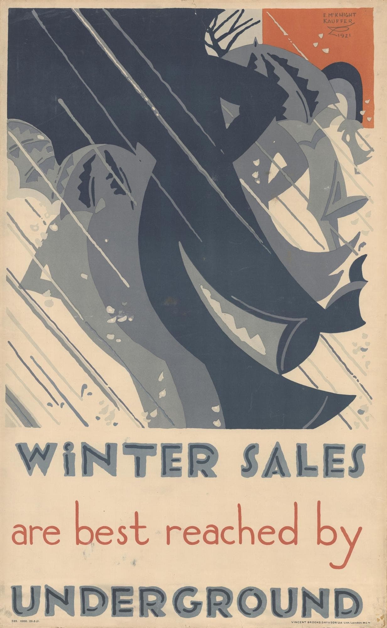 Winter Sales | E. McKnight Kauffer, 1921