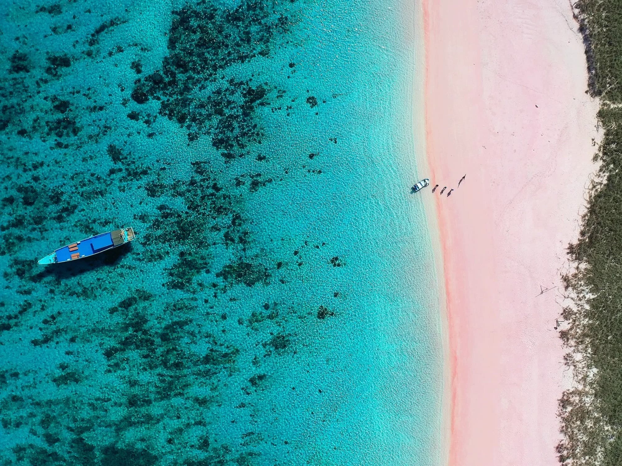 22. Pink Beach | Komodo National Park, Indonesia