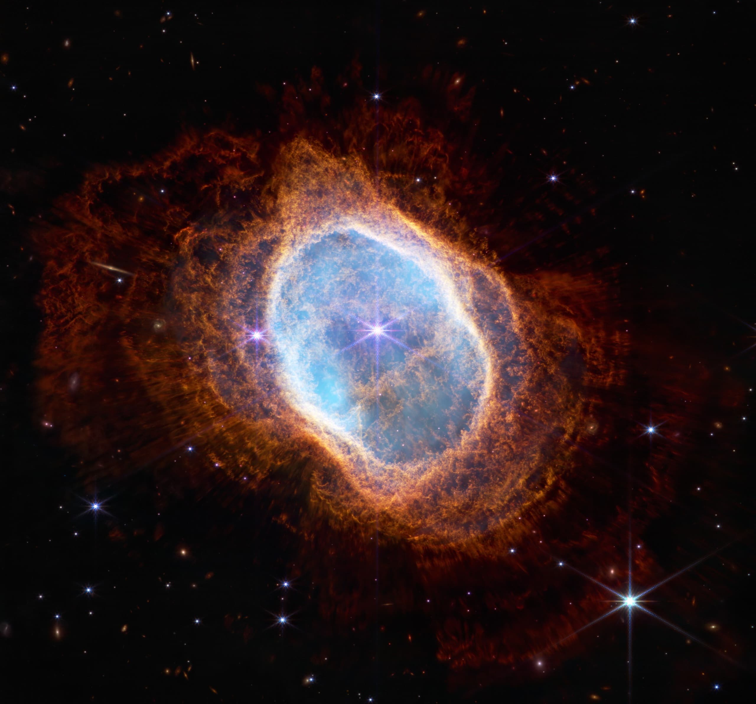 A Star’s Expanding Farewell | Southern Ring Nebula