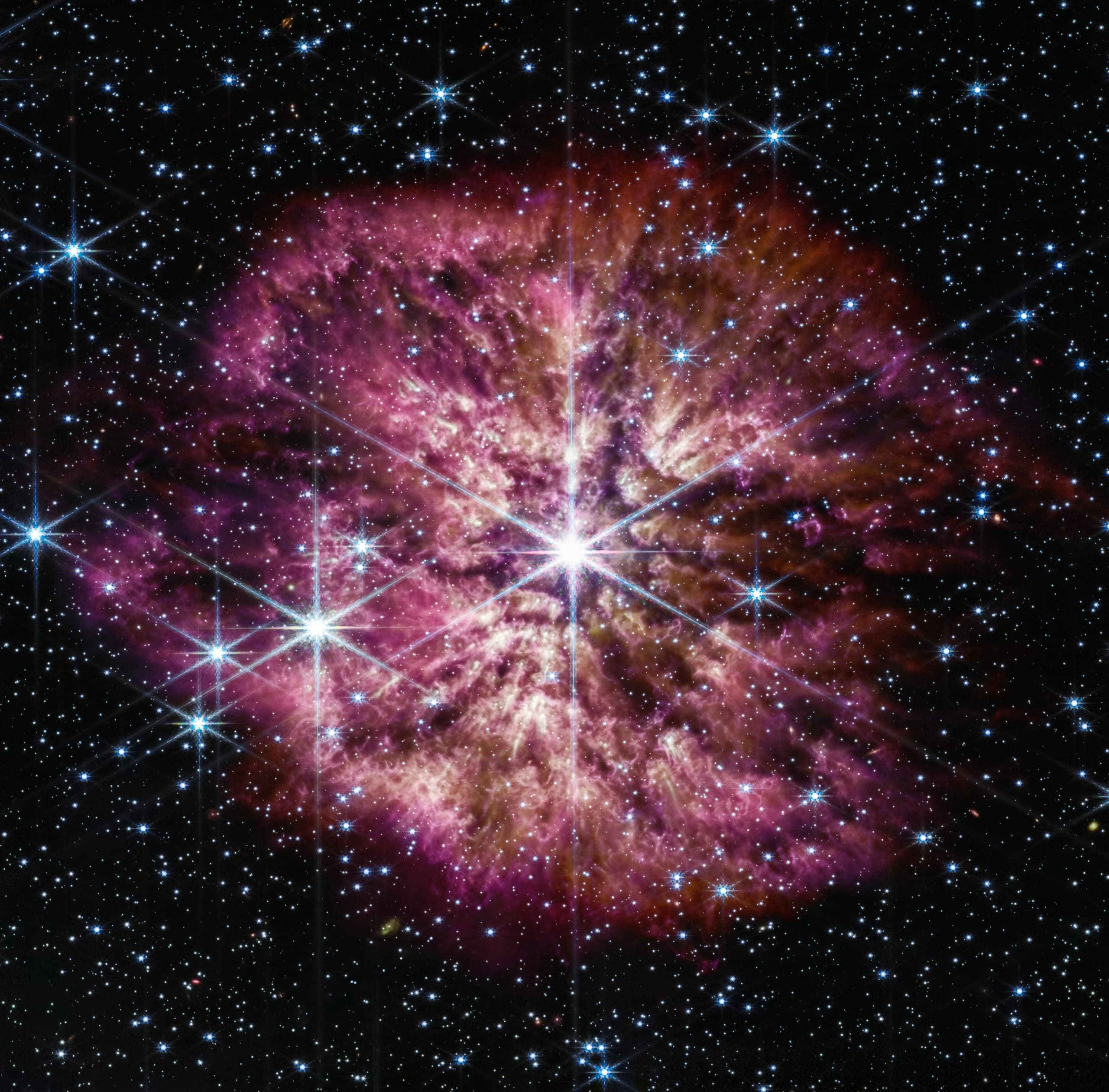 Dust From a Massive Star | Wolf–Rayet 124