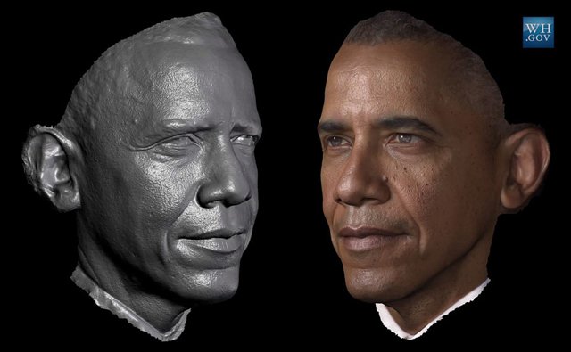 The First 3D American President Portrait Photograph