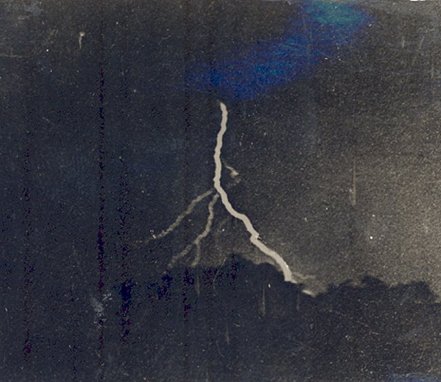The First Lightning Photograph