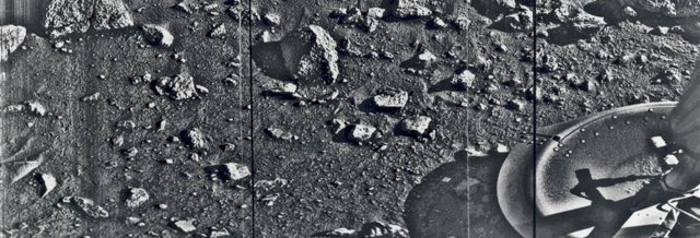 The First Photograph from Mars