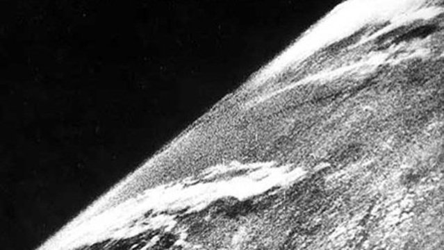 The First Space Photograph