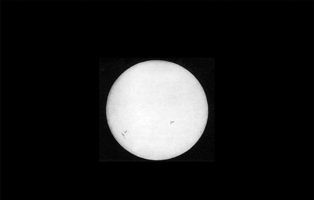 The First Sun Photograph